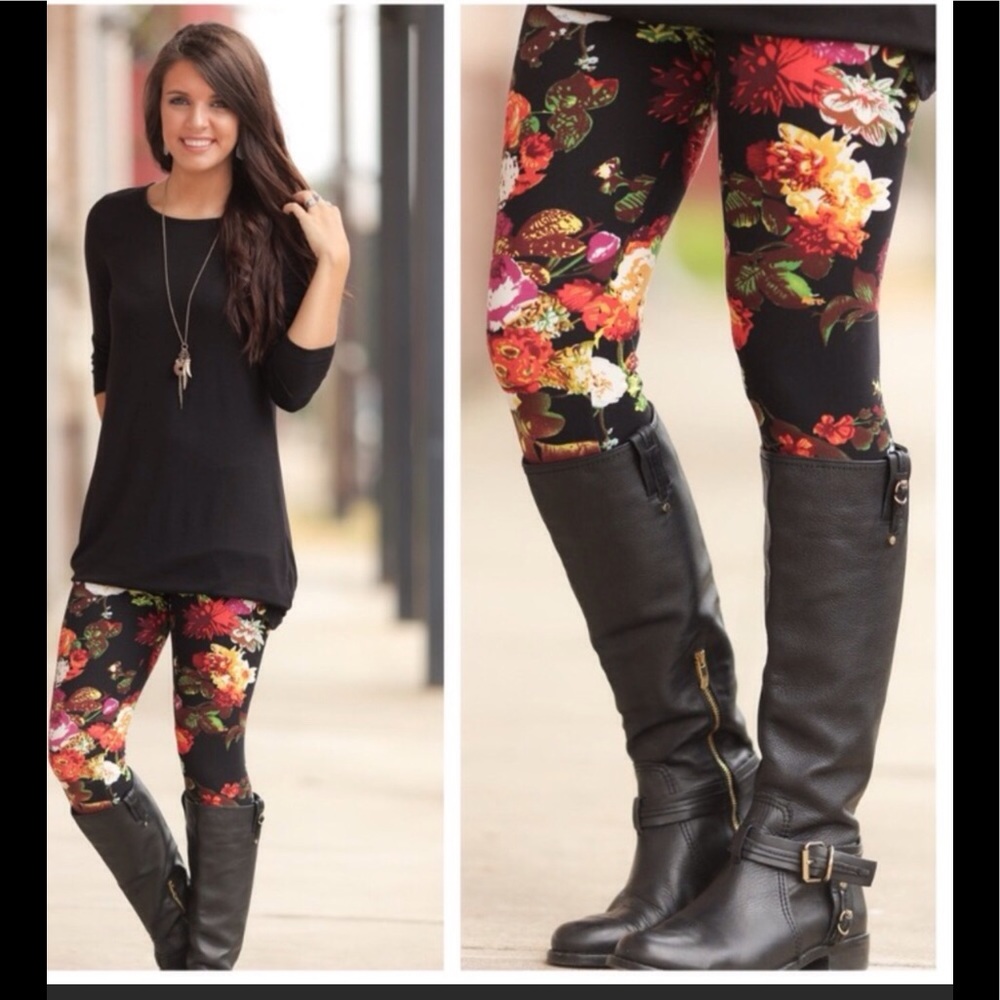 🌺 Gorgeous floral leggings